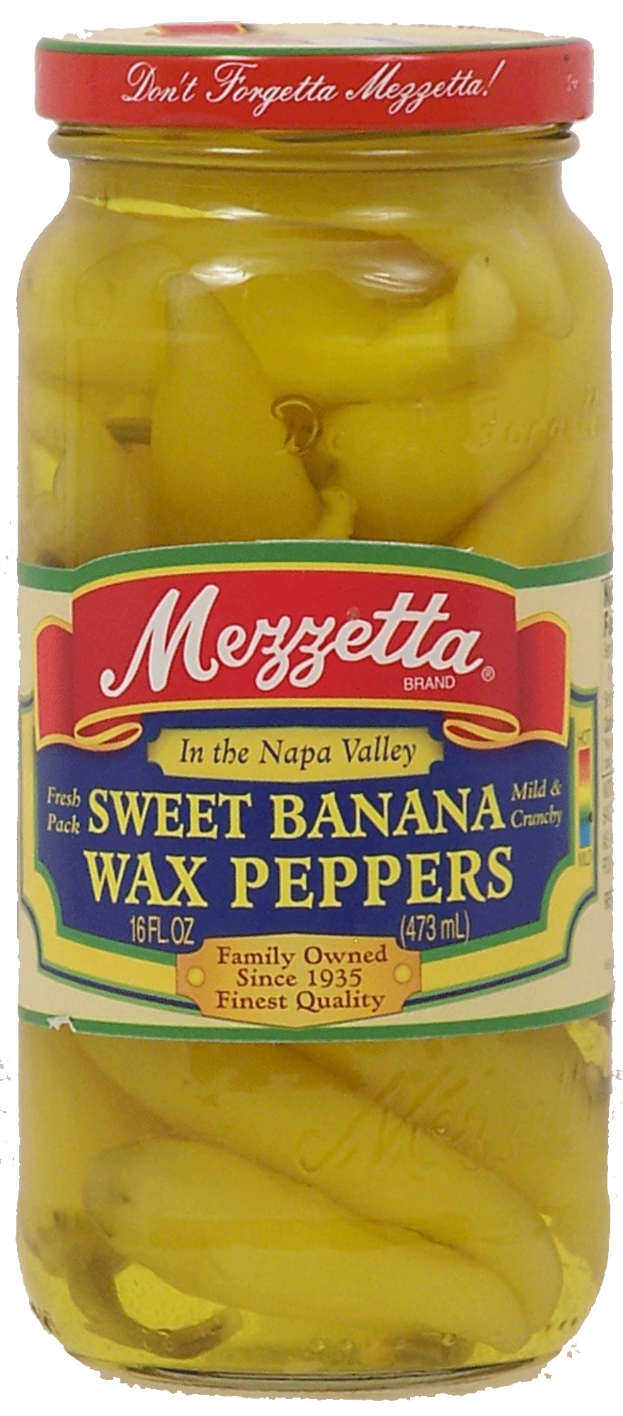 Mezzetta  sweet banana wax peppers Full-Size Picture